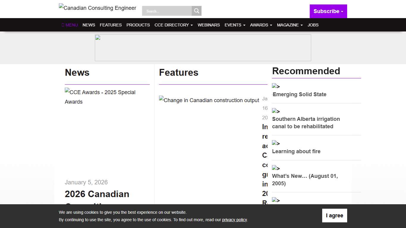 Canadian Consulting Engineer - Magazine For Professional Engineers In Construction